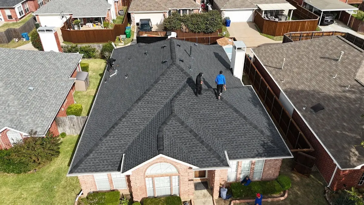 Commercial Roofing work in progress on a Brawley property